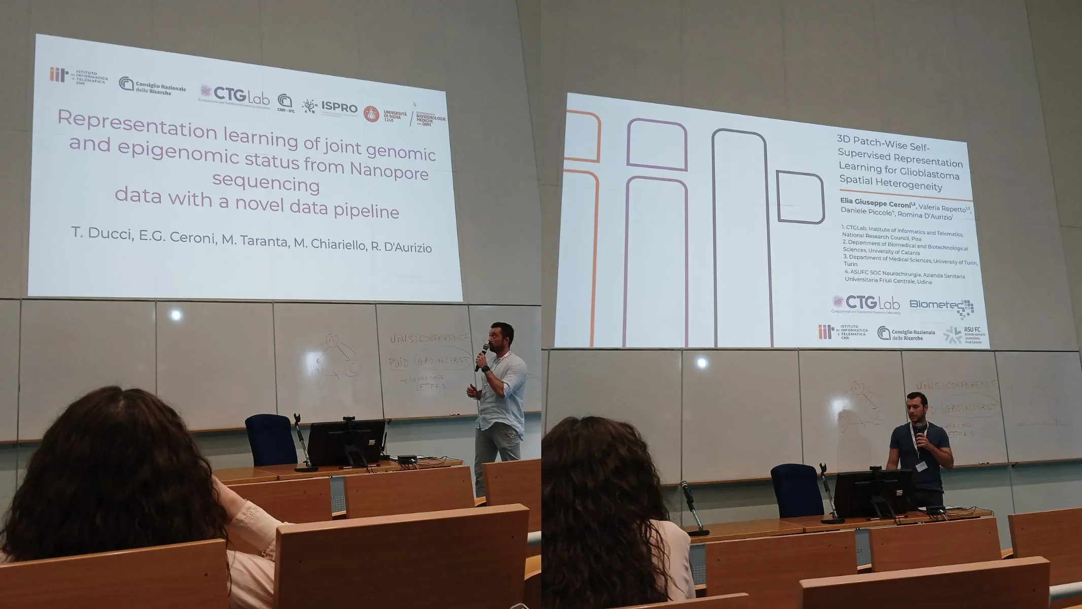 Oral presentations at Bioinformatiha 13